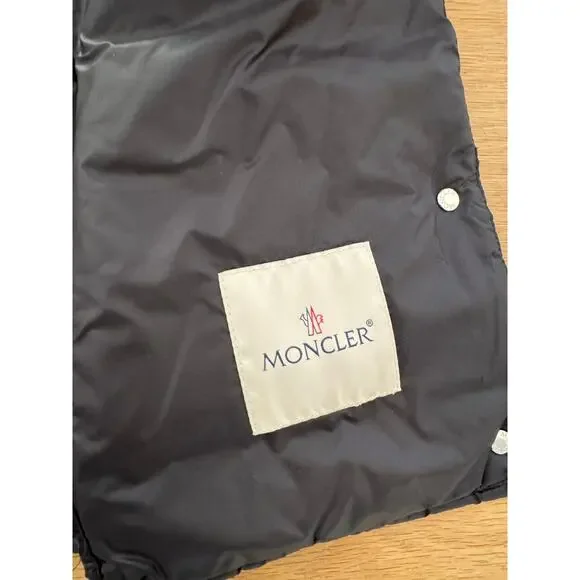 Moncler Liane Down Puffer Vest Gilet Black Size 2 (Medium) $1045